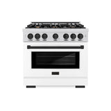 Autograph Edition 36 in. 5.2 cu. ft. Select Dual Fuel Range with 6 Burner Gas Cooktop and Electric Convection Oven - (HDRSZWM36MB) -