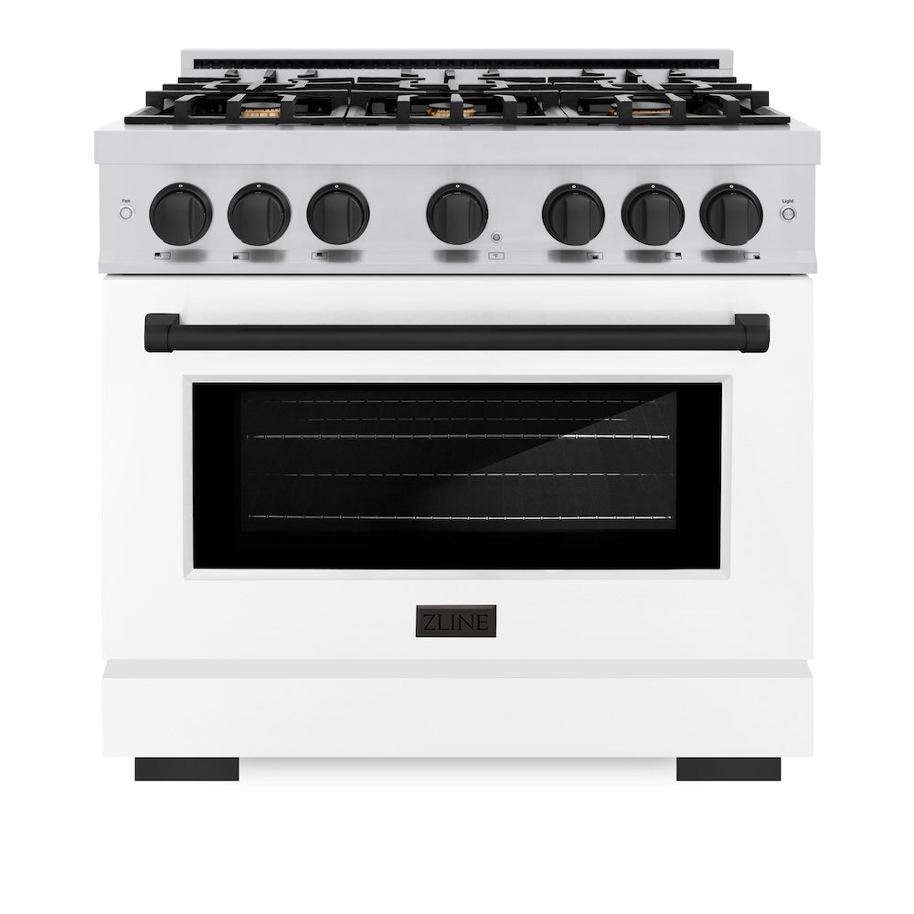Autograph Edition 36 in. 5.2 cu. ft. Select Dual Fuel Range with 6 Burner Gas Cooktop and Electric Convection Oven - (HDRZWM36MB) -