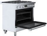 800 Series Dual Fuel Freestanding Range 36" Stainless Steel - (HDS8655U) - BOSCH