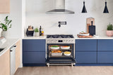 800 Series Dual Fuel Freestanding Range 36" Stainless Steel - (HDS8655U) - BOSCH