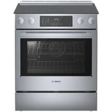 800 Series Electric Slide-in Range 30" Stainless Steel - (HEI8056U) - BOSCH