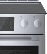 800 Series Electric Slide-in Range 30" Stainless Steel - (HEI8056U) - BOSCH