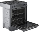 800 Series Gas Slide-in Range 30" Black - (HGI8046UC) - BOSCH