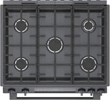 800 Series Gas Slide-in Range 30" Black - (HGI8046UC) - BOSCH