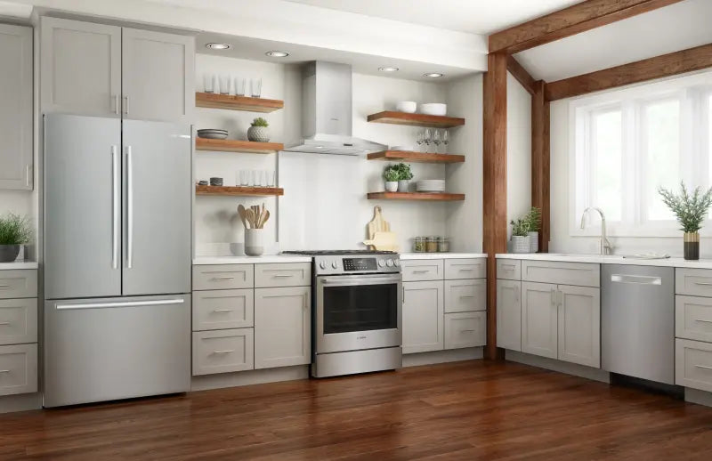 800 Series Gas Slide-in Range 30" Stainless Steel - (HGI8056UC) - BOSCH