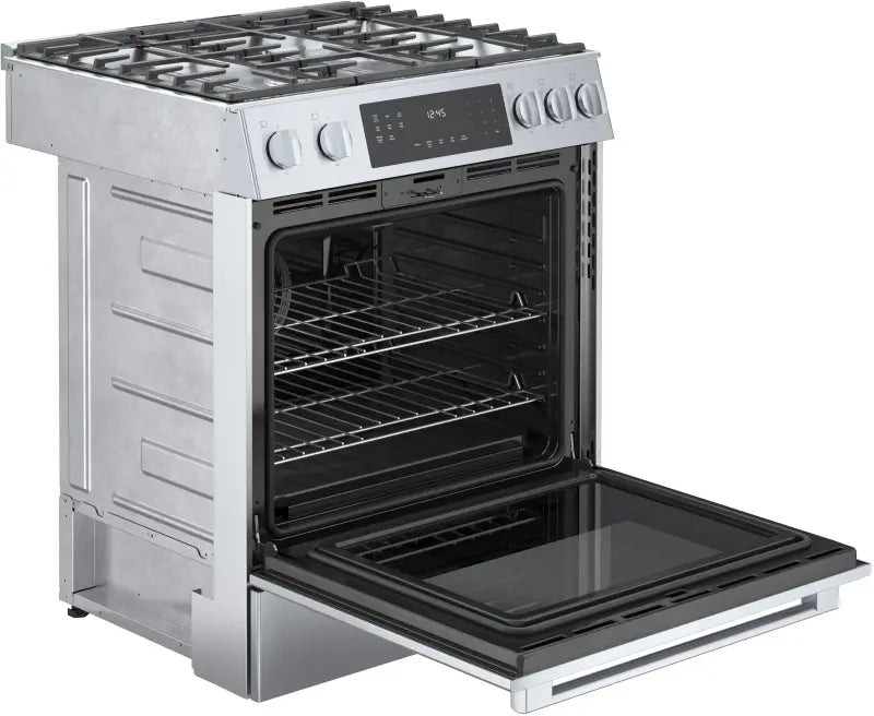 800 Series Gas Slide-in Range 30" Stainless Steel - (HGI8056UC) - BOSCH