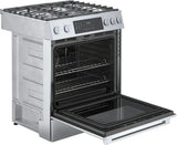 800 Series Gas Slide-in Range 30" Stainless Steel - (HGI8056UC) - BOSCH
