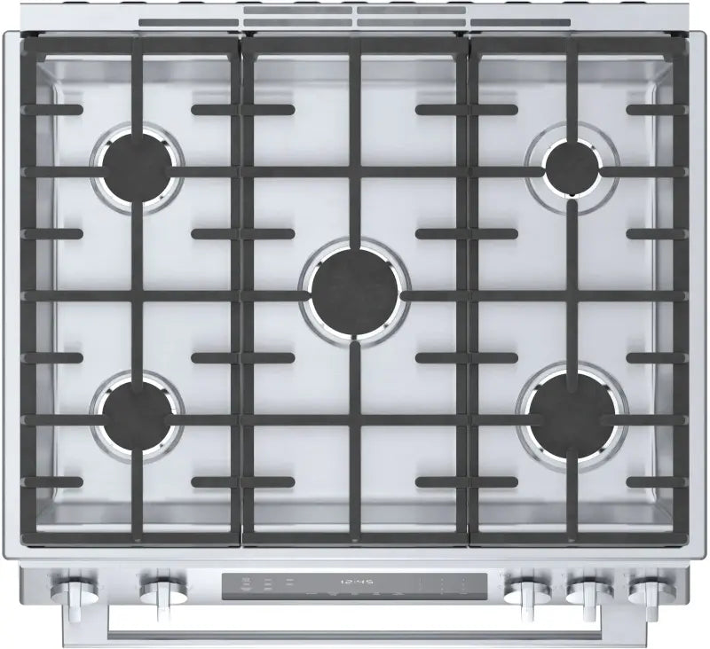 800 Series Gas Slide-in Range 30" Stainless Steel - (HGI8056UC) - BOSCH