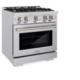 30 in. 4.2 cu. ft. Select Gas Range with 4 Burner Cooktop and Convection Gas Oven - (HGR30) -