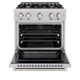 30 in. 4.2 cu. ft. Select Gas Range with 4 Burner Cooktop and Convection Gas Oven - (HGR30) -