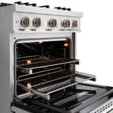 30 in. 4.2 cu. ft. Select Gas Range with 4 Burner Cooktop and Convection Gas Oven - (HGR30) -