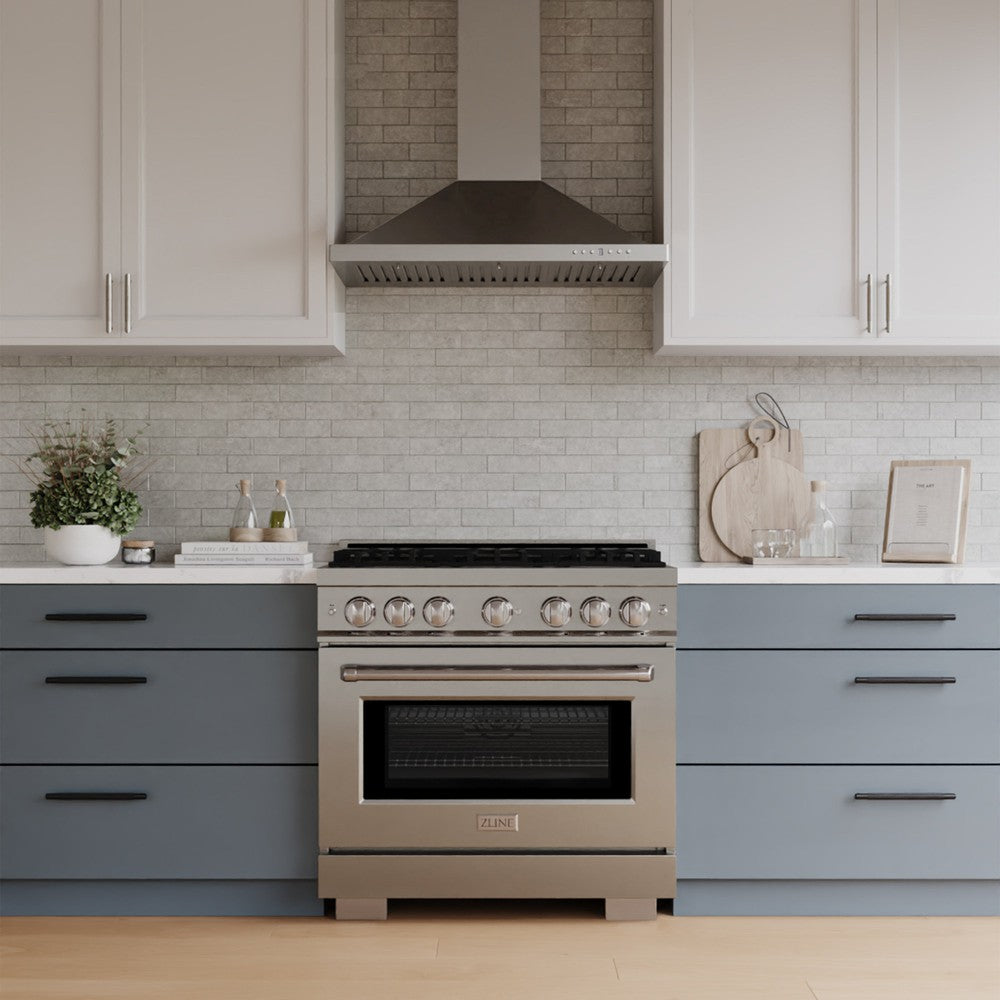 36 in. 5.2 cu. ft. Select Gas Range with 6 Burner Cooktop and Convection Gas Oven - (HGR36) -
