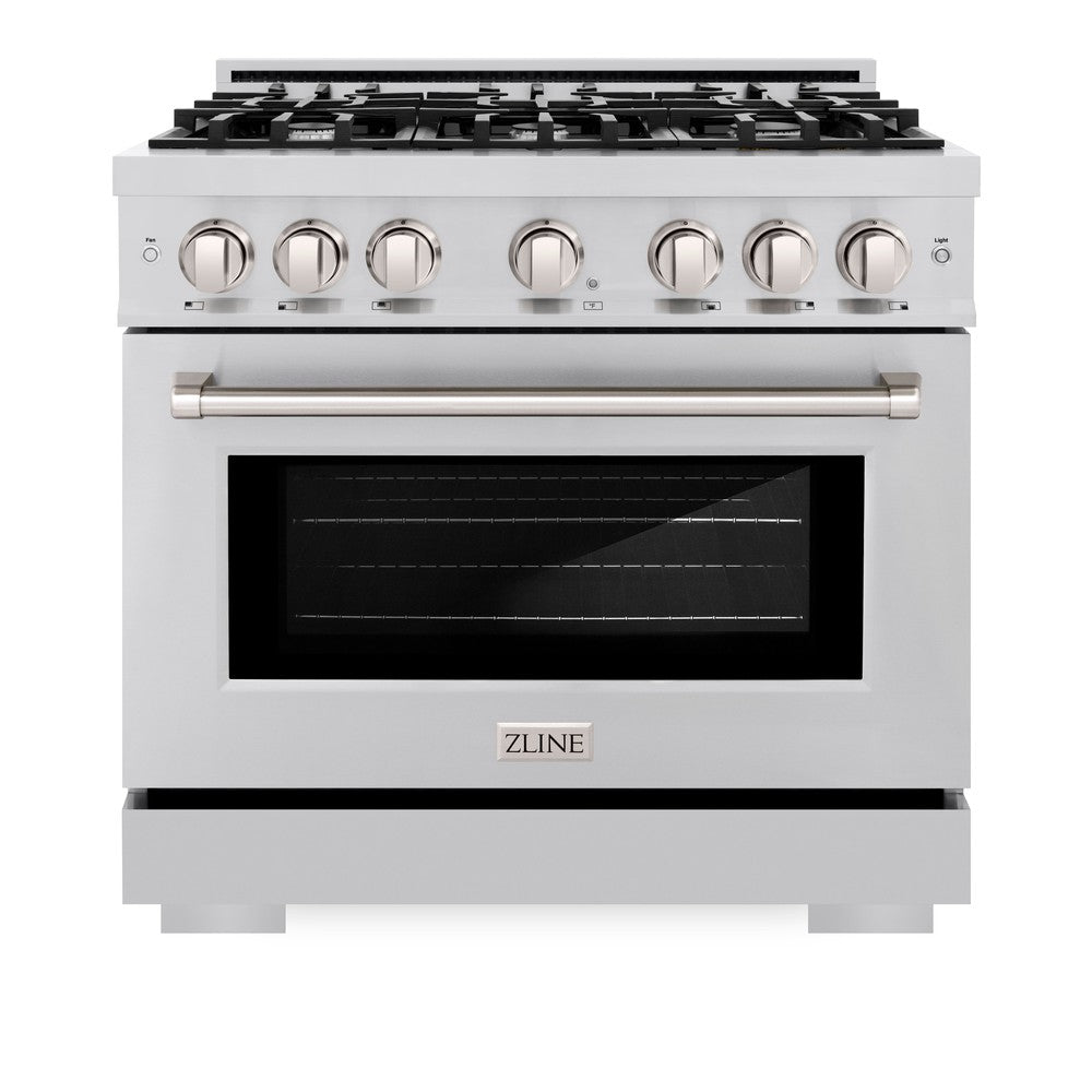 36 in. 5.2 cu. ft. Select Gas Range with 6 Burner Cooktop and Convection Gas Oven - (HGR36) -
