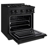 30 in. 4.2 cu. ft. Select Gas Range with 4 Burner Cooktop and Convection Gas Oven - (HGRB30) -