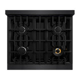 30 in. 4.2 cu. ft. Select Gas Range with 4 Burner Cooktop and Convection Gas Oven - (HGRB30) -