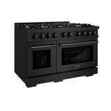 48 in. 6.7 cu. ft. Select Double Oven Gas Range with 8 Burner Cooktop - (HGRB48) -