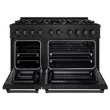 48 in. 6.7 cu. ft. Select Double Oven Gas Range - (HGRBBR48) -