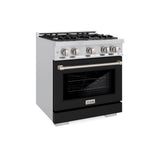 30 in. 4.2 cu. ft. Select Gas Range with 4 Burner Cooktop and Convection Gas Oven - (HGRBLM30) -