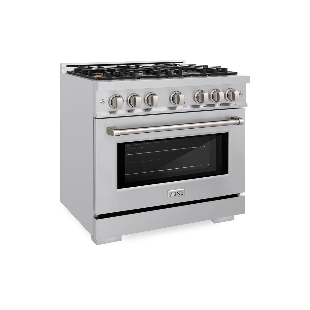 36 in. 5.2 cu. ft. Select Gas Range with Convection Gas Oven - (HGRBR36) -