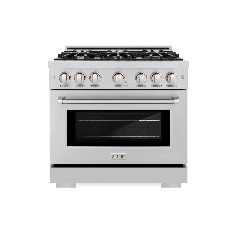 36 in. 5.2 cu. ft. Select Gas Range with Convection Gas Oven - (HGRBR36) -