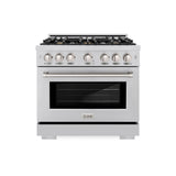 36 in. 5.2 cu. ft. Select Gas Range with Convection Gas Oven - (HGRBR36) -