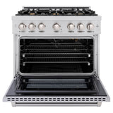 36 in. 5.2 cu. ft. Select Gas Range with Convection Gas Oven - (HGRBR36) -