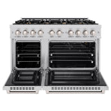 48 in. 6.7 cu. ft. Select Double Oven Gas Range - (HGRBR48) -