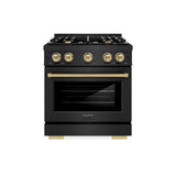 Autograph Edition 30 in. 4.2 cu. ft. Select Gas Range with 4 Burner Cooktop and Convection Gas Oven - (HGRBZ30CB) -