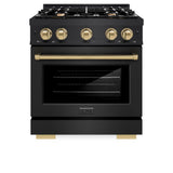 Autograph Edition 30 in. 4.2 cu. ft. Select Gas Range with 4 Burner Cooktop and Convection Gas Oven - (HGRBZ30CB) -