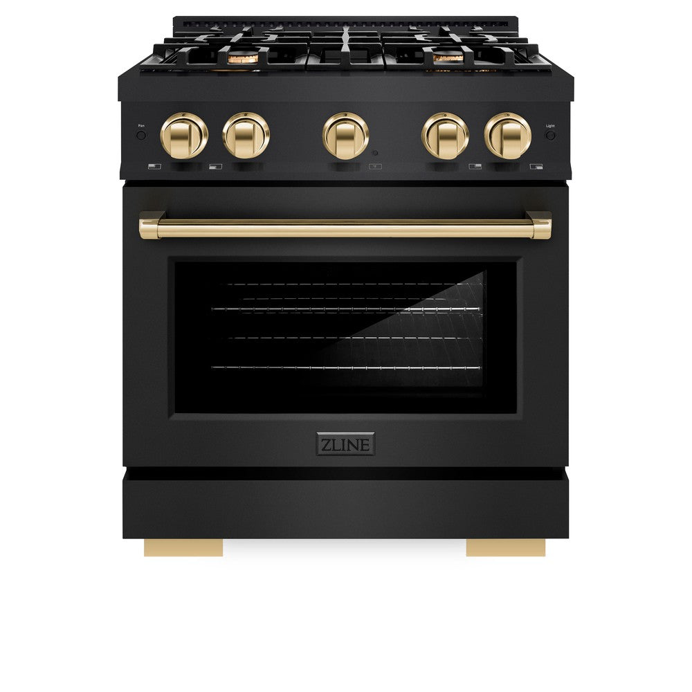 Autograph Edition 30 in. 4.2 cu. ft. Select Gas Range with 4 Burner Cooktop and Convection Gas Oven - (HGRBZ30G) -