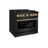 Autograph Edition 36 in. 5.2 cu. ft. Select Gas Range with 6 Burner Cooktop and Convection Gas Oven - (HGRBZ36G) -