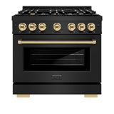 Autograph Edition 36 in. 5.2 cu. ft. Select Gas Range with 6 Burner Cooktop and Convection Gas Oven - (HGRBZ36G) -