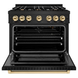 Autograph Edition 36 in. 5.2 cu. ft. Select Gas Range with 6 Burner Cooktop and Convection Gas Oven - (HGRBZ36G) -