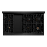 Autograph Edition 48 in. 6.7 cu. ft. Select Double Oven Gas Range with 8 Burner Cooktop - (HGRBZ48CB) -