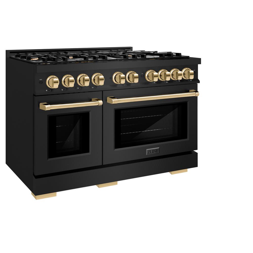 Autograph Edition 48 in. 6.7 cu. ft. Select Double Oven Gas Range with 8 Burner Cooktop - (HGRBZ48G) -