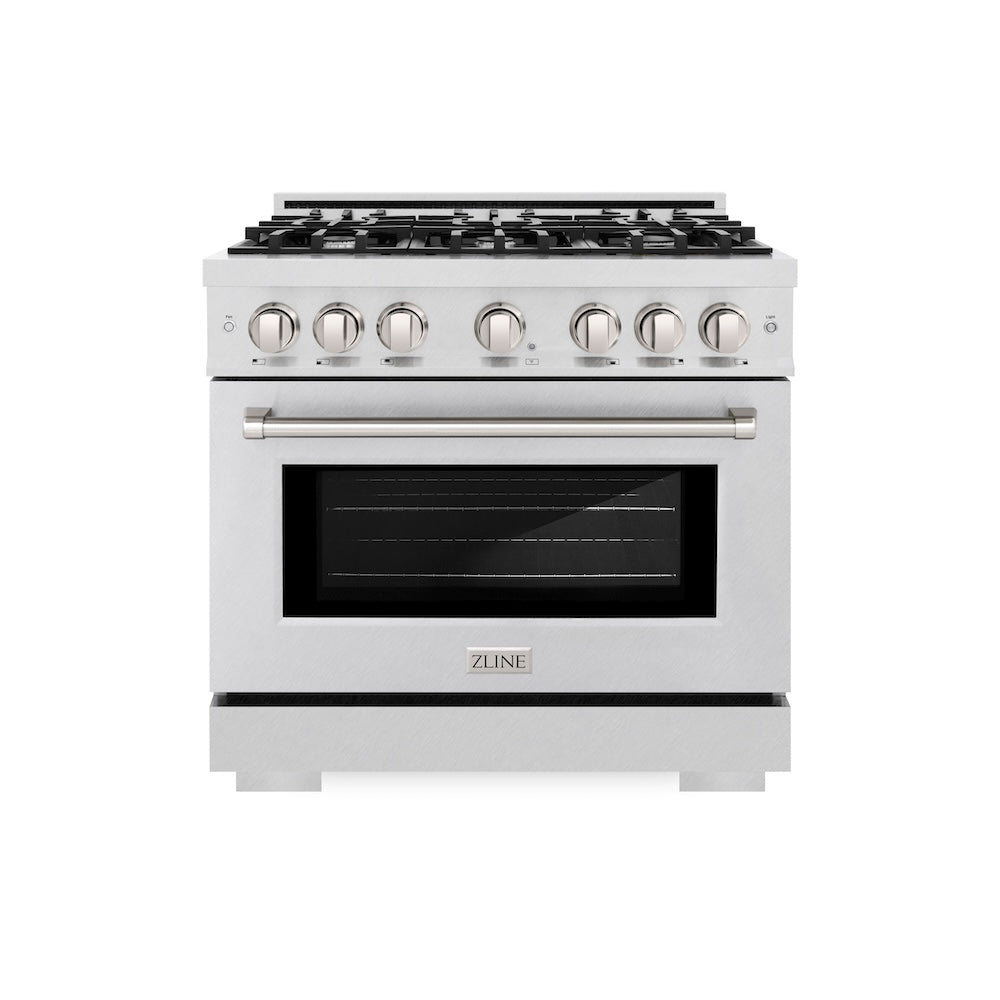 36 in. 5.2 cu. ft. Select Gas Range with 6 Burner Cooktop and Convection Gas Oven - (HGRS36) -