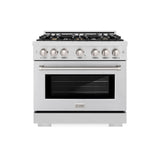 36 in. 5.2 cu. ft. Select Gas Range with Convection Gas Oven - (HGRSBR36) -