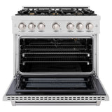 36 in. 5.2 cu. ft. Select Gas Range with Convection Gas Oven - (HGRSBR36) -