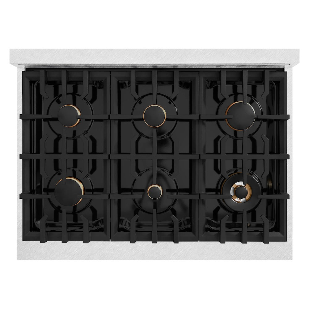 36 in. 5.2 cu. ft. Select Gas Range with Convection Gas Oven - (HGRSBR36) -