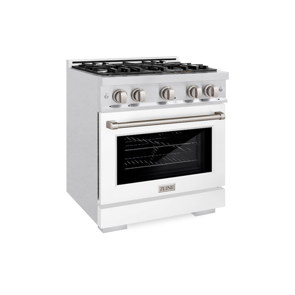 30 in. 4.2 cu. ft. Select Gas Range with 4 Burner Cooktop and Convection Gas Oven - (HGRSWM30) -