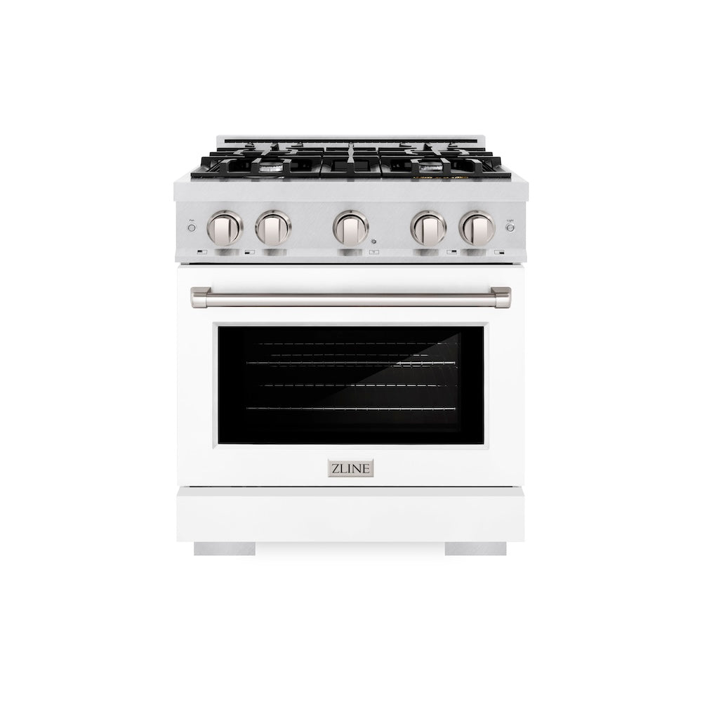 30 in. 4.2 cu. ft. Select Gas Range with 4 Burner Cooktop and Convection Gas Oven - (HGRSWM30) -