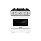 30 in. 4.2 cu. ft. Select Gas Range with 4 Burner Cooktop and Convection Gas Oven - (HGRSWM30) -