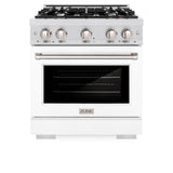 30 in. 4.2 cu. ft. Select Gas Range with 4 Burner Cooktop and Convection Gas Oven - (HGRSWM30) -