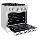 30 in. 4.2 cu. ft. Select Gas Range with 4 Burner Cooktop and Convection Gas Oven - (HGRSWM30) -