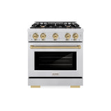 Autograph Edition 30 in. 4.2 cu. ft. Select Gas Range with 4 Burner Cooktop and Convection Gas Oven - (HGRSZ30CB) -