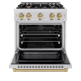 Autograph Edition 30 in. 4.2 cu. ft. Select Gas Range with 4 Burner Cooktop and Convection Gas Oven - (HGRSZ30CB) -