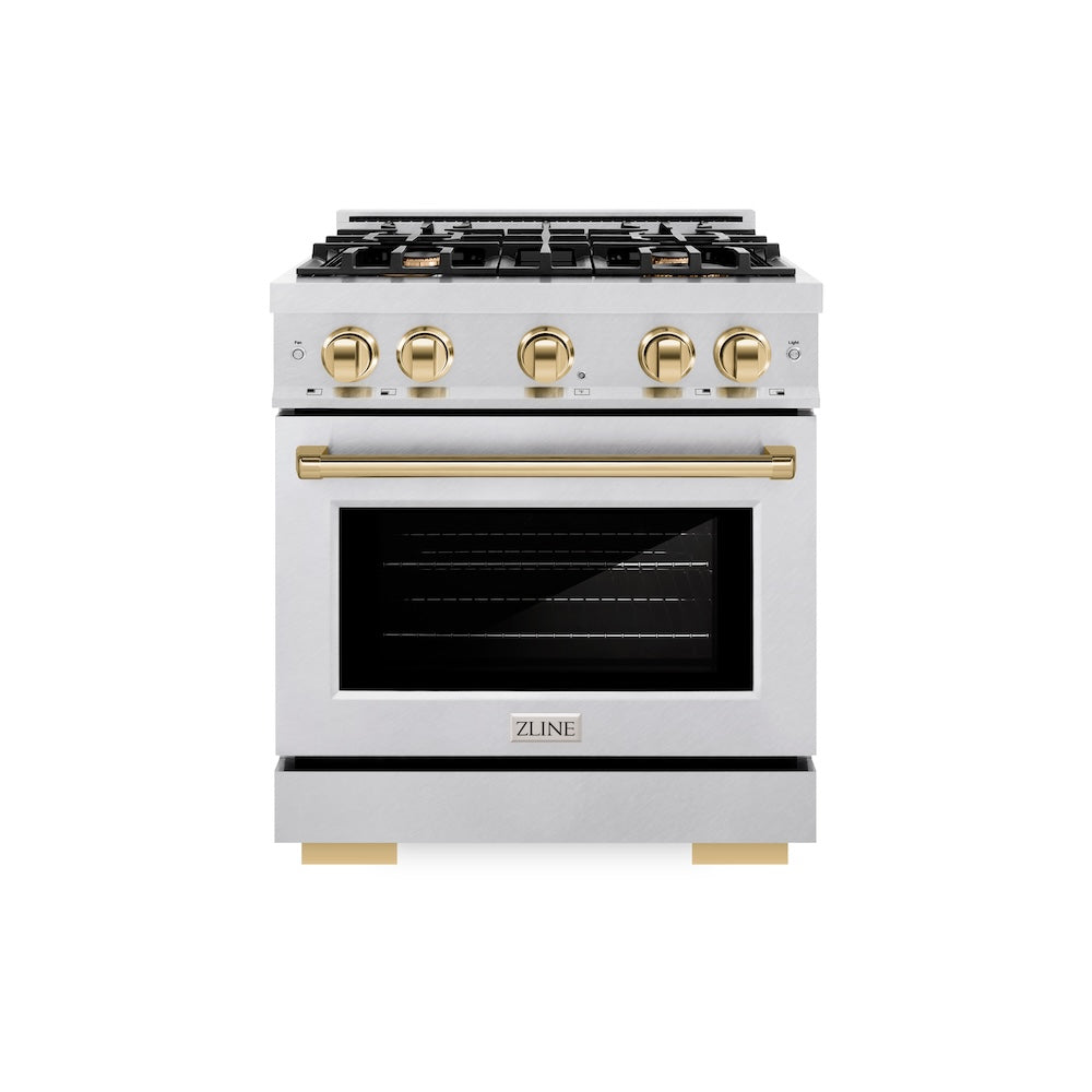 Autograph Edition 30 in. 4.2 cu. ft. Select Gas Range with 4 Burner Cooktop and Convection Gas Oven - (HGRSZ30G) -