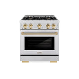 Autograph Edition 30 in. 4.2 cu. ft. Select Gas Range with 4 Burner Cooktop and Convection Gas Oven - (HGRSZ30G) -