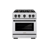 Autograph Edition 30 in. 4.2 cu. ft. Select Gas Range with 4 Burner Cooktop and Convection Gas Oven - (HGRSZ30MB) -