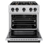 Autograph Edition 30 in. 4.2 cu. ft. Select Gas Range with 4 Burner Cooktop and Convection Gas Oven - (HGRSZ30MB) -